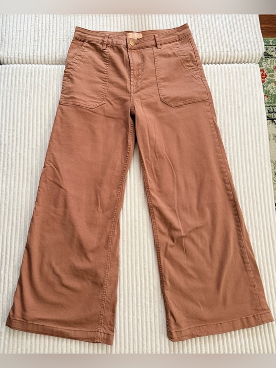Kut from the Kloth Pants - NWOT Kut from the Kloth Hi Rise Wide Leg Utility Pants in Tan Women’s 8